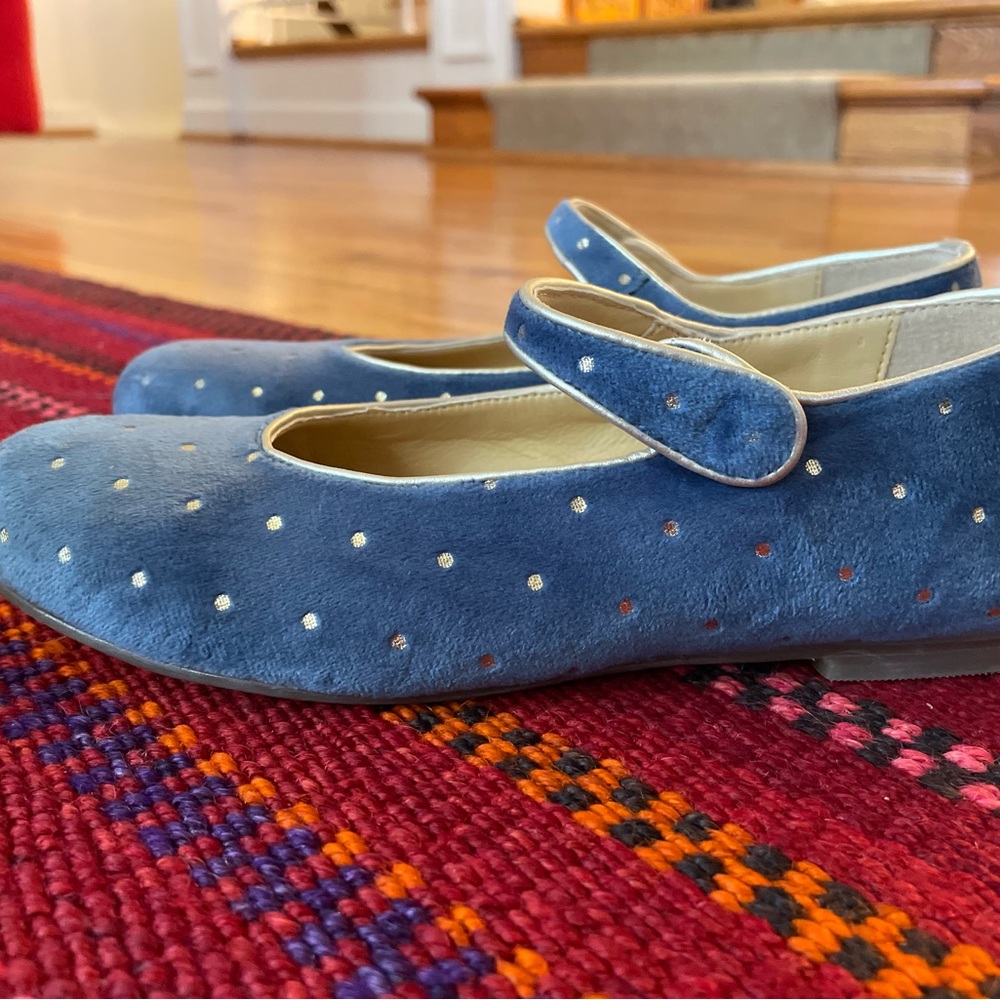 Mini Boden Velvet Mary Janes